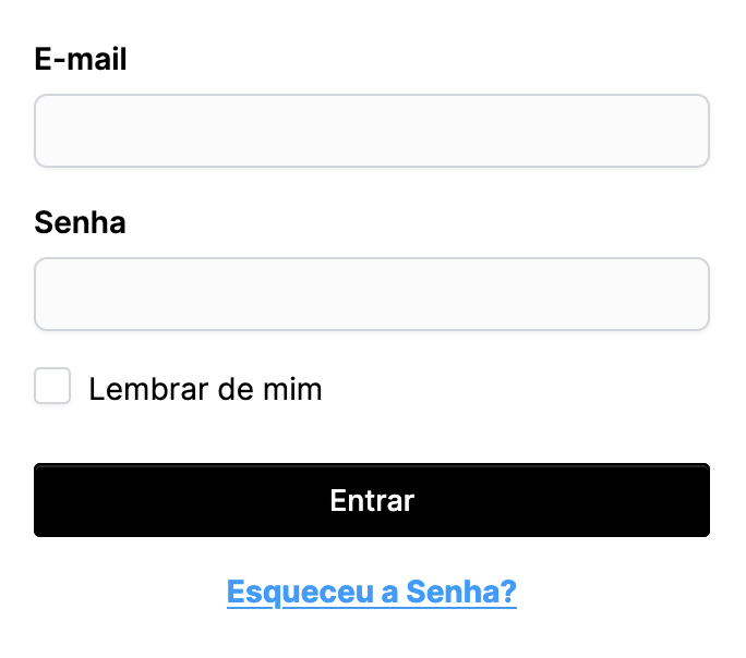 Acesse sua Conta